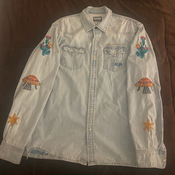 Billionare Boys Club Hillside longsleeve woven “infinity” - Picture 3 of 8